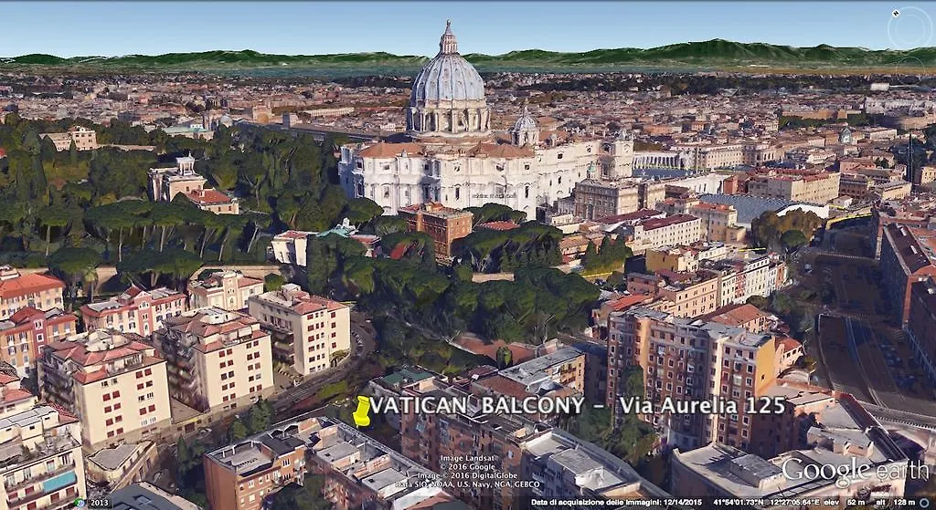 Vatican Balcony ローマ アパート